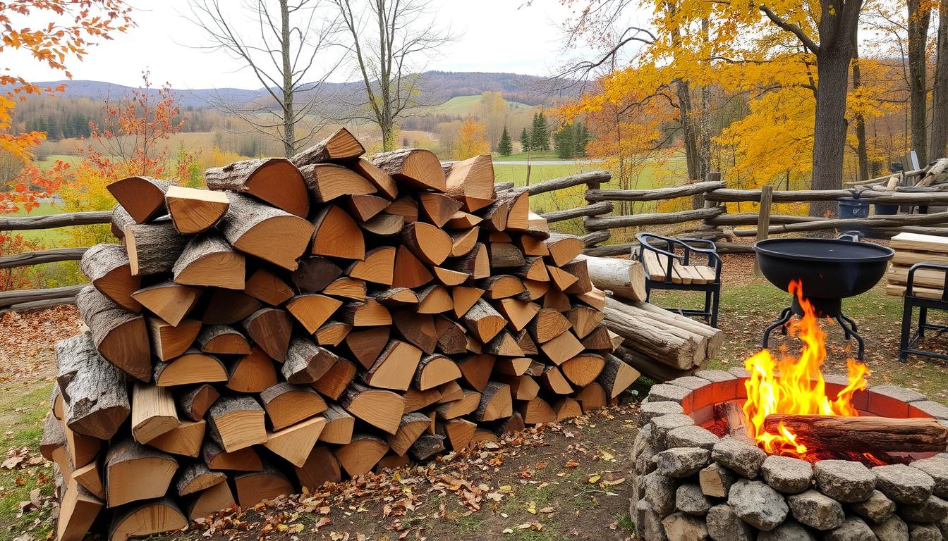 Firewood-3 Stay warm and cozy with our convenient firewood delivery service! Choose from full loads, half loads, or smaller quantities, delivered right to your door. Quality firewood, hassle-free.