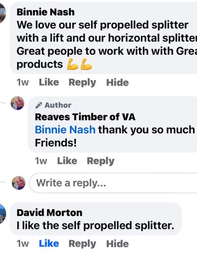 Reaves Timber Happy Customer